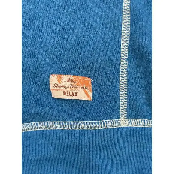 Tommy Bahama Relax Blue Pullover Sweater - Large - Picture 3 of 4